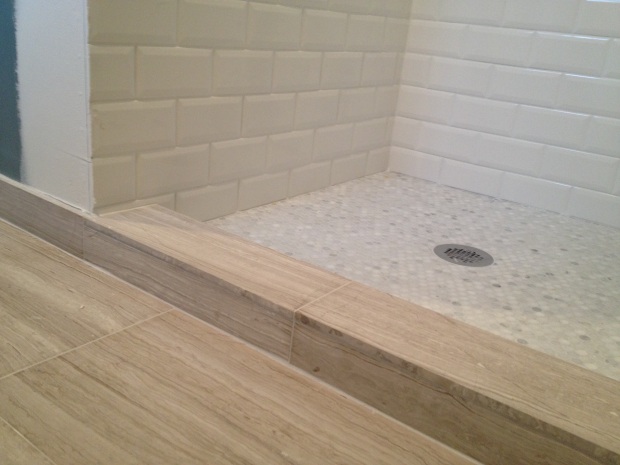 Marble Shower step